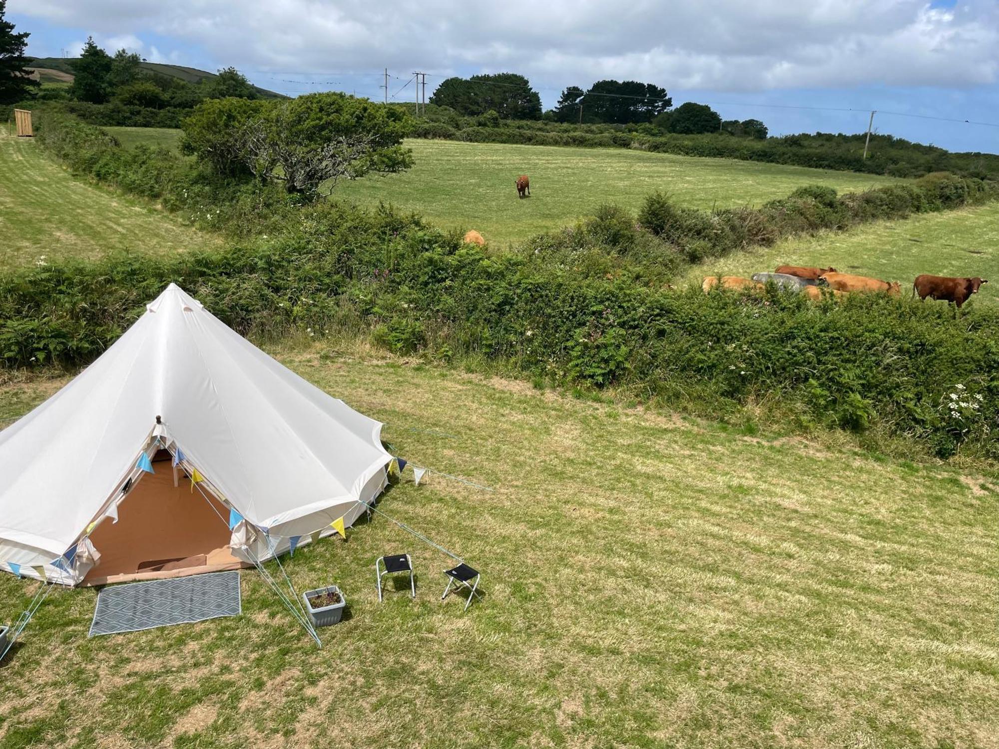 Trevena Cross Glamping & Camping เฮลสตัน ภายนอก รูปภาพ